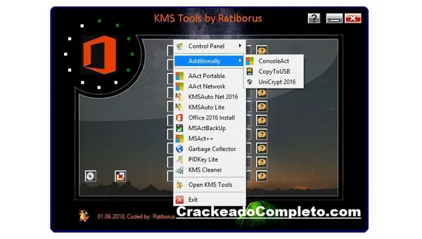 Ratiborus KMS Tools 2024 (Ativador de Windows e Office) PT-BR